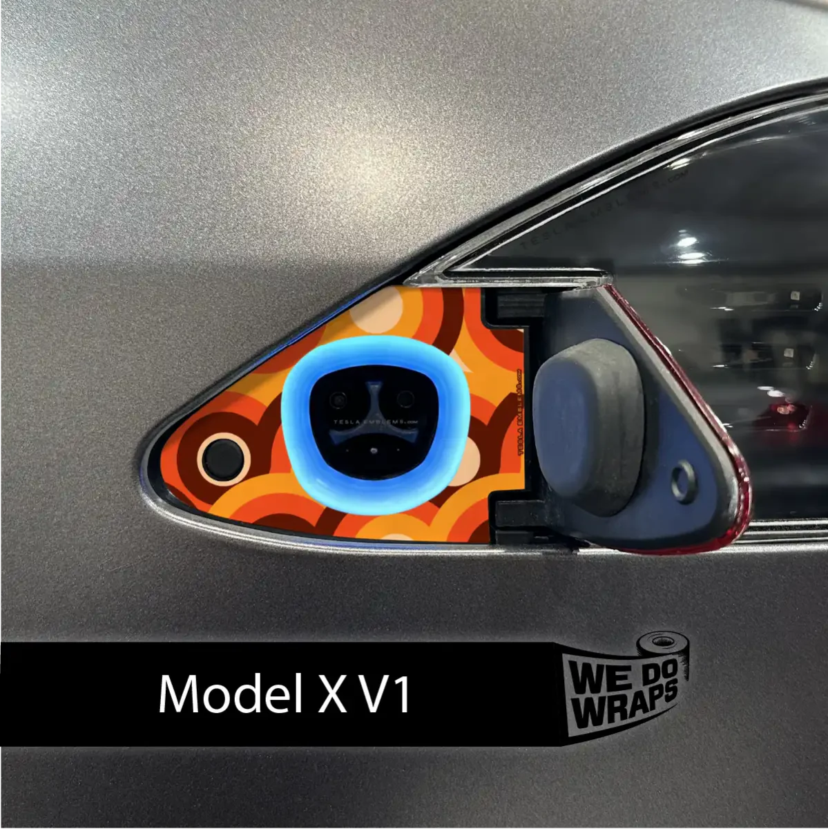 Mod About You Tesla Charge Port Wrap | Model X
