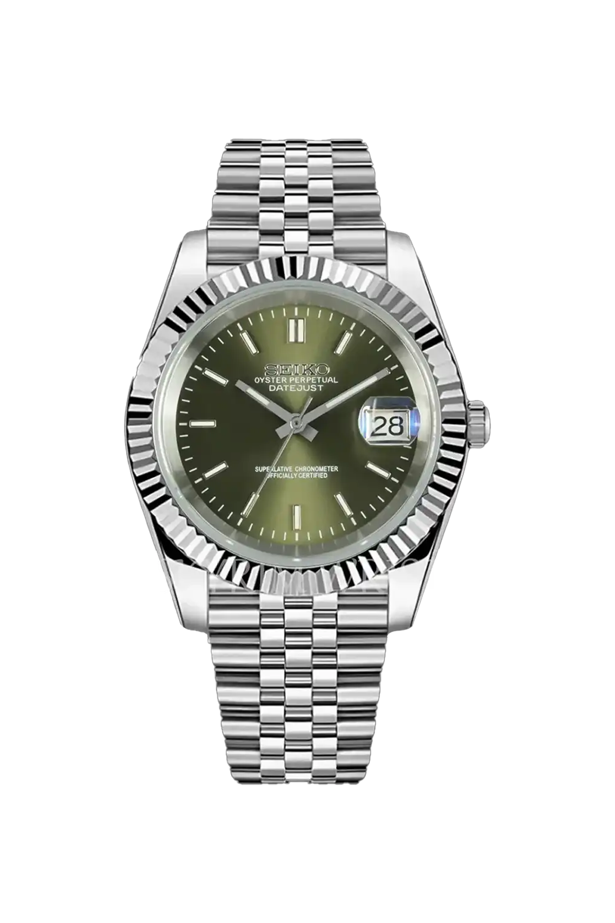 Mod Datejust Green