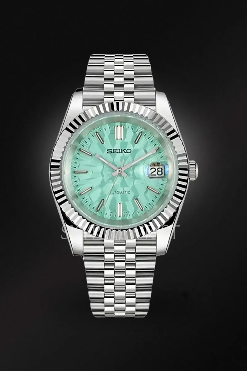 Mod Datejust Mosaic Tiffany Green