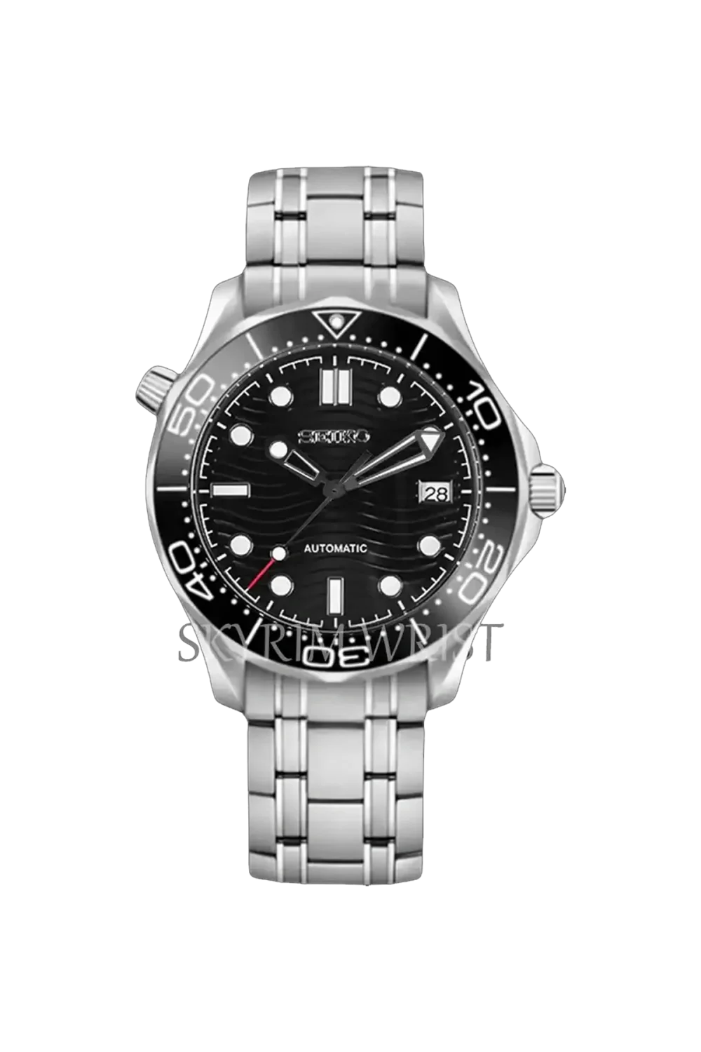Mod Seamaster Silver Black