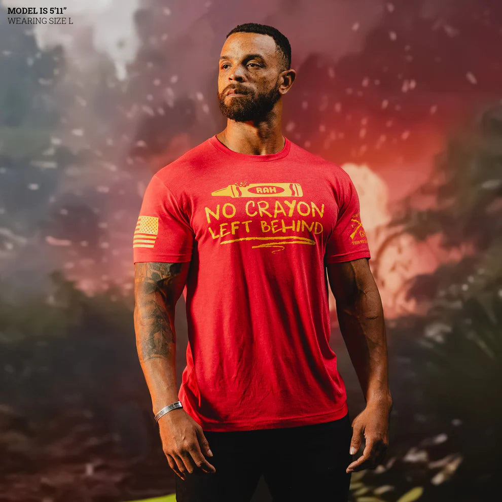 Grunt Style - No Crayon Left Behind T-Shirt - Red