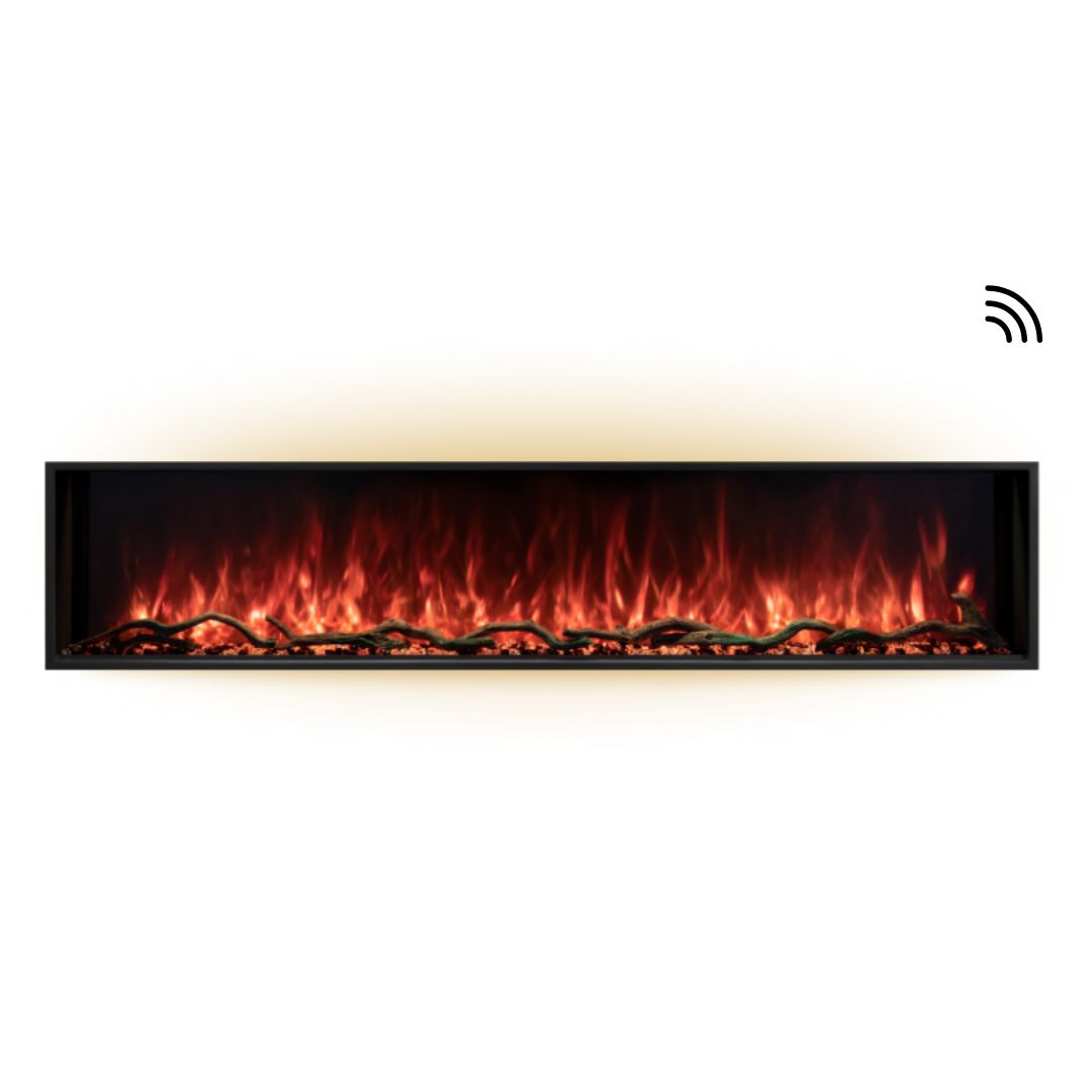 Modern Flames "Landscape Pro Slim" Smart Electric Fireplace, Sizes: 44" - 96"