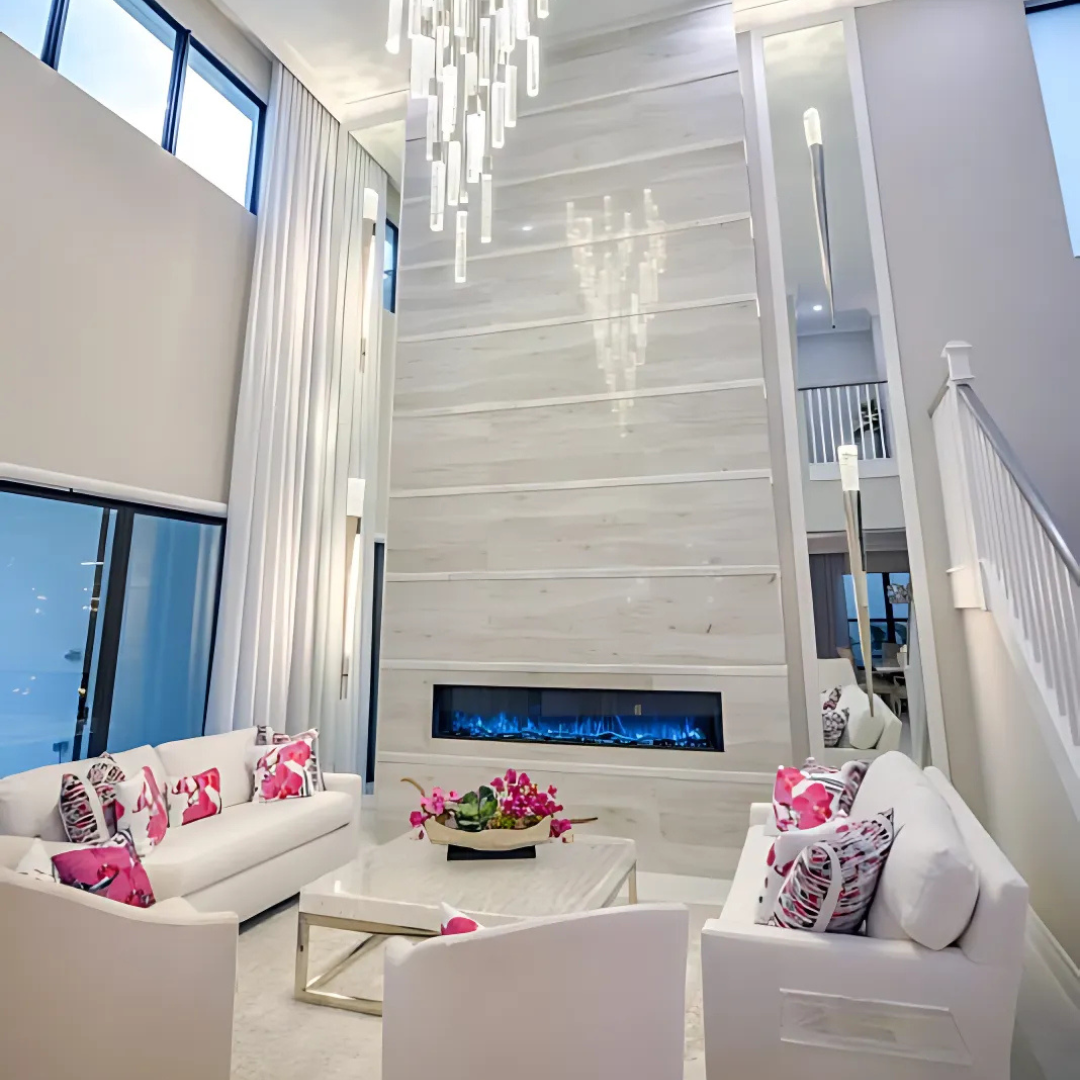 Modern Flames "Landscape Pro Slim" Smart Electric Fireplace, Sizes: 44" - 96"