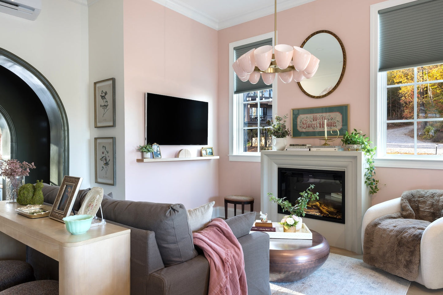 Modern Flames Orion Traditional Built-In Smart Virtual Electric Fireplace with Real Flame Effect