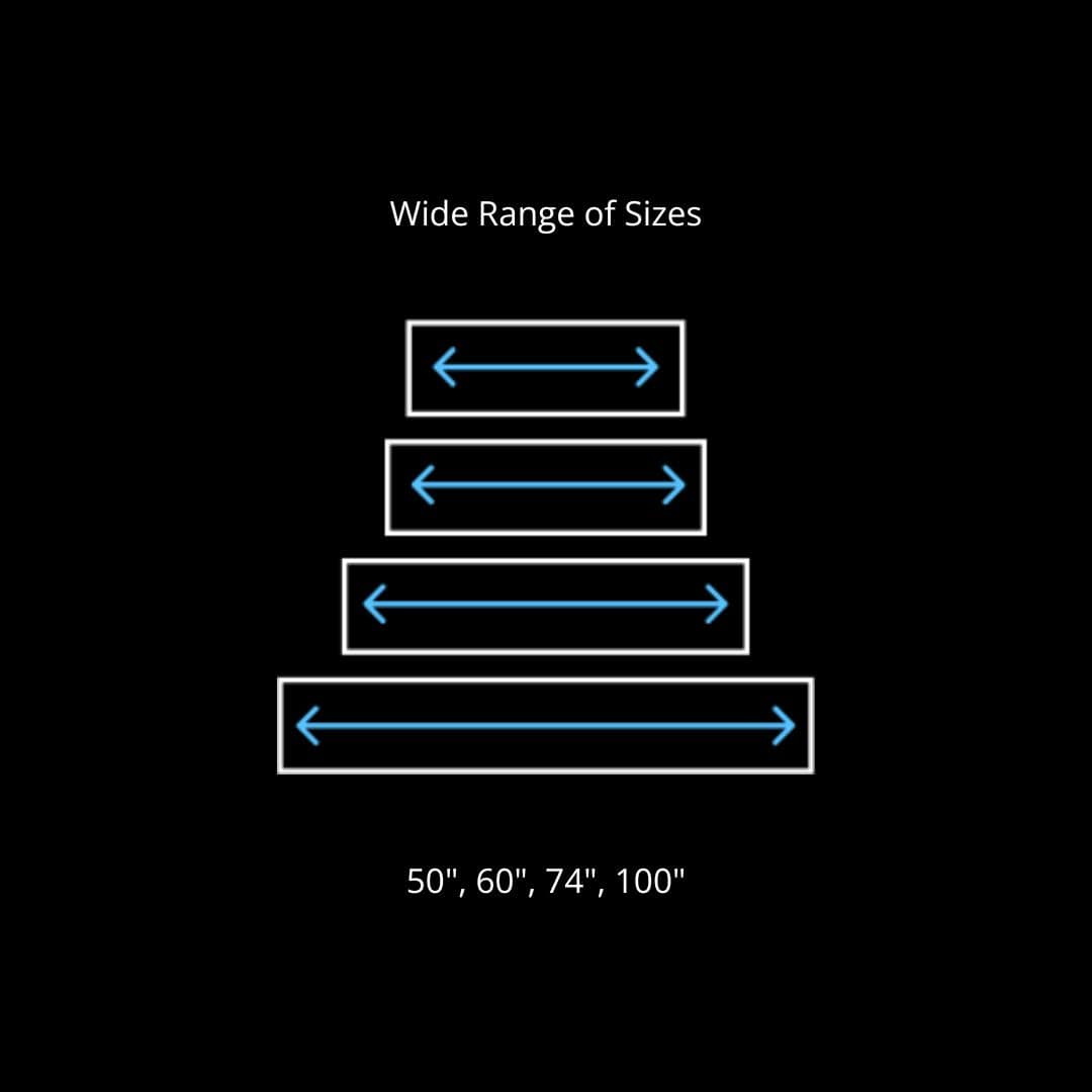 Modern Flames Spectrum Slimline Built-in/Wall Mounted Electric Fireplace, Sizes: 50"-100"