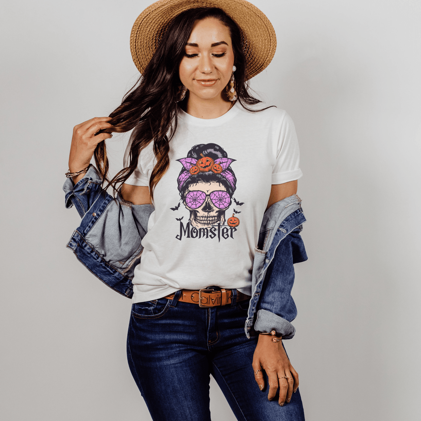 Momster Skeleton Halloween T-Shirt