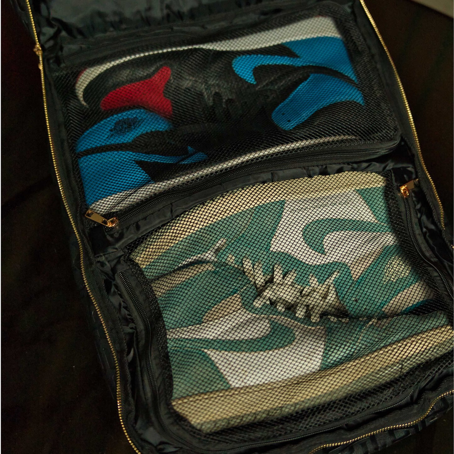 Black Monogram Leather Commuter Bag