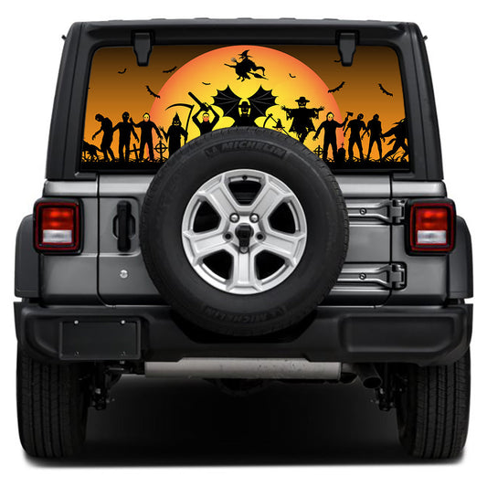 Monster Mash Rear Window Decal