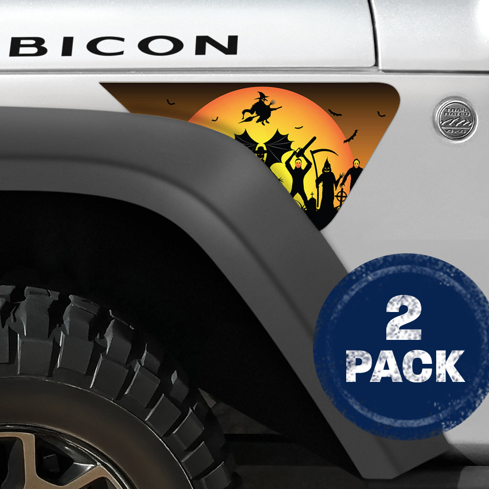 Monster Mash 2pc Vinyl Fender Decal