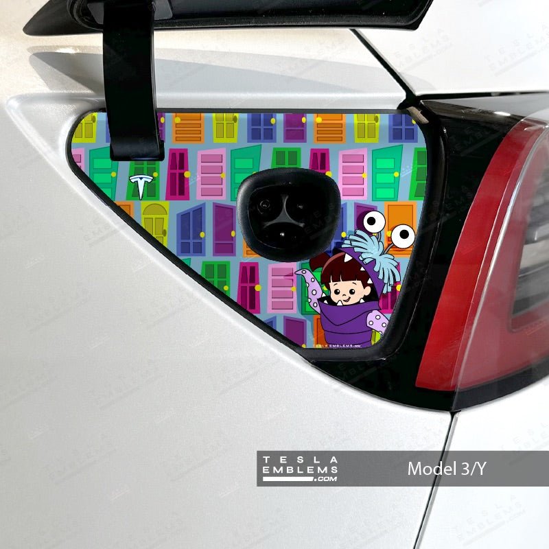 Monsters Inc. Tesla Charge Port Wrap | Model Y