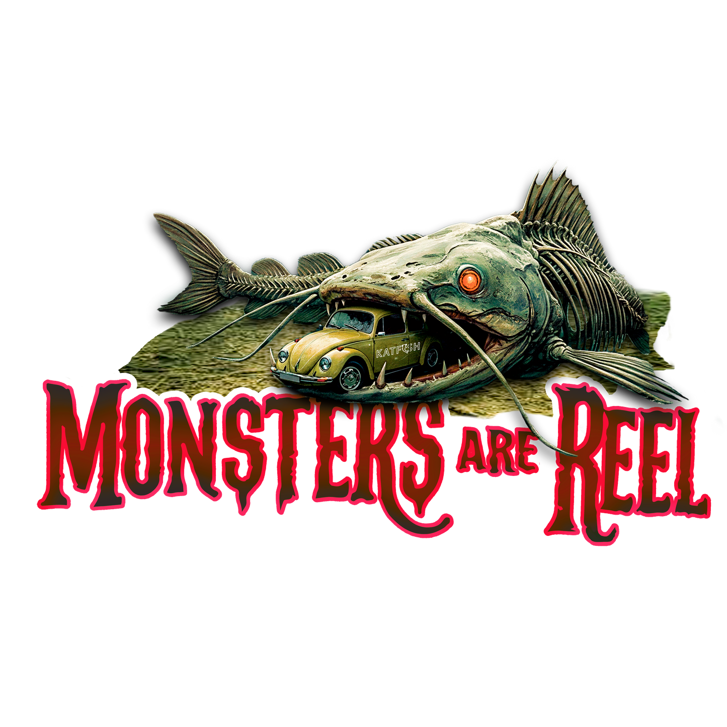 "MONSTERS are REEL" Tee-Shirts