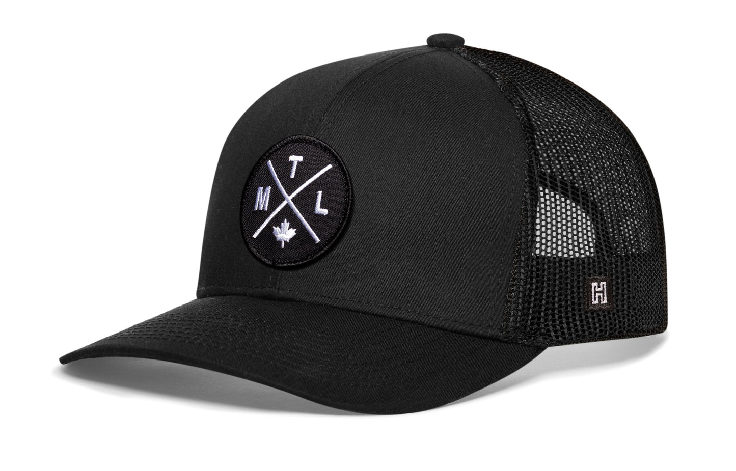 Montreal Trucker Hat  |  Black MTL X Snapback