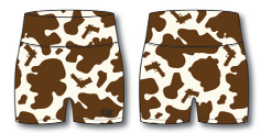 Women's High-Waisted Seamless Front Compression Training Shorts | Moo Moo Pew