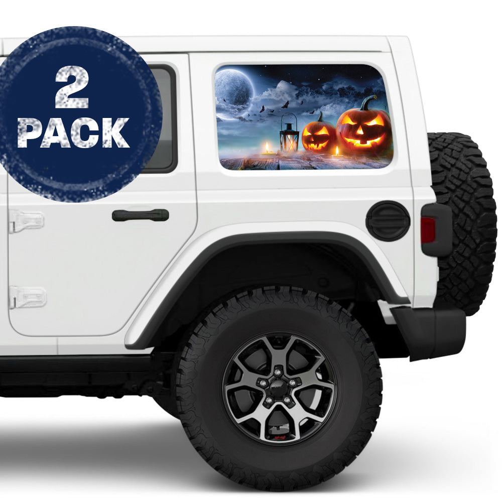 Moon Rising Side Windows Printed Vinyl Decal