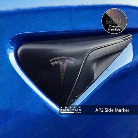 KPMF Morpheus Black Tesla Autopilot Camera Side Marker Decals (2pcs)