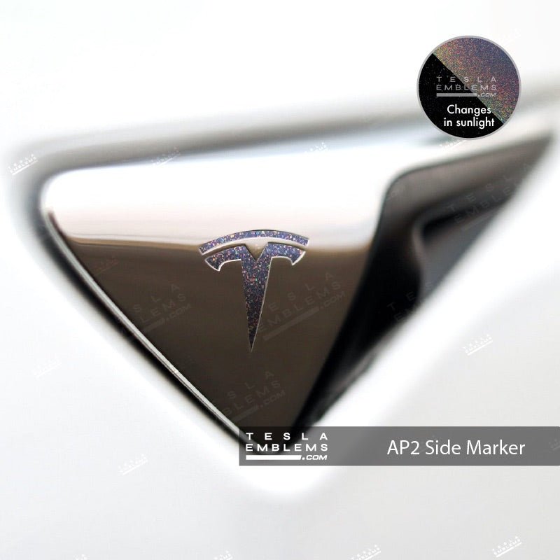 KPMF Morpheus Black Tesla Autopilot Camera Side Marker Decals (2pcs)
