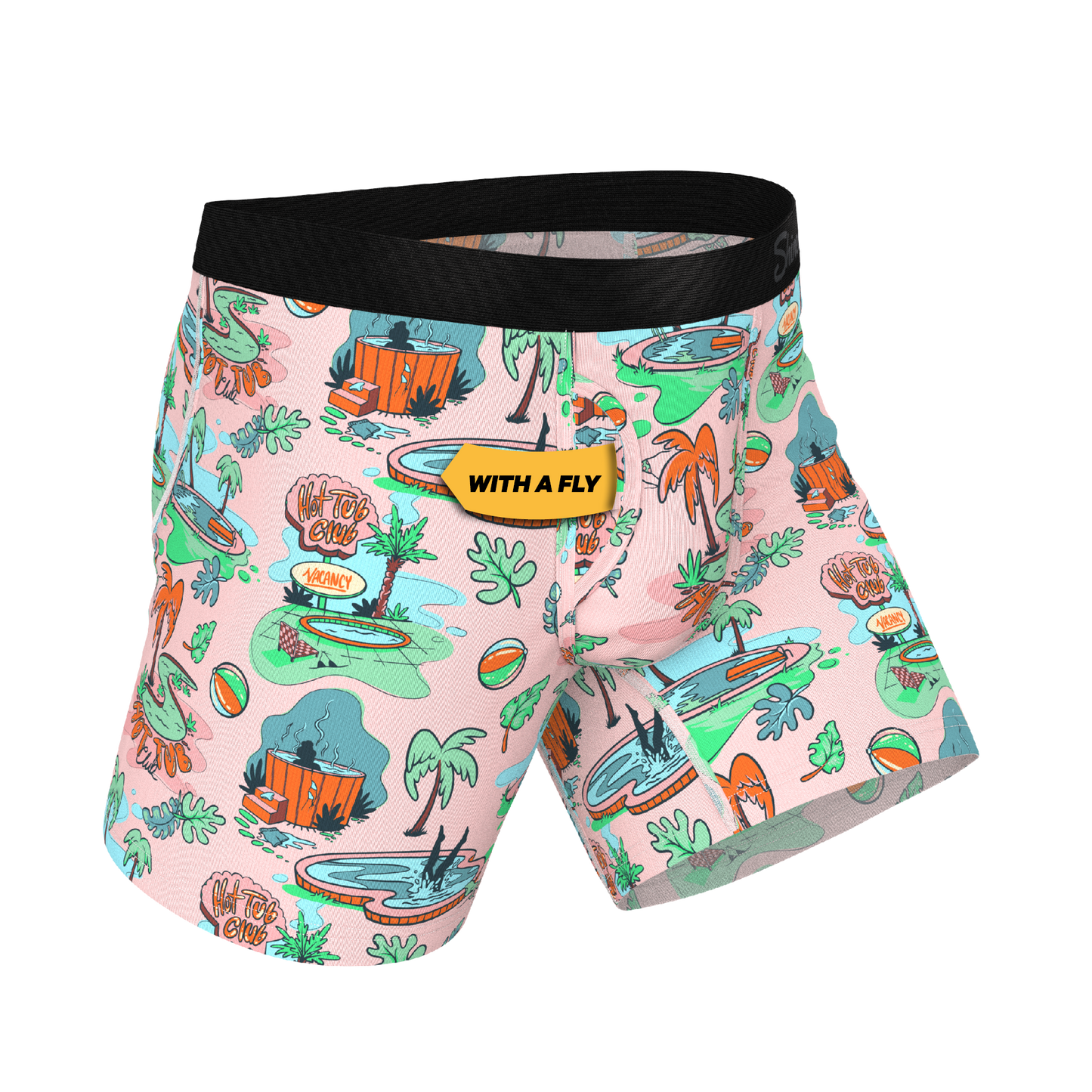 The Motel Hotel | Palm Springs Tropical Ball Hammock® Pouch Underwear With Fly