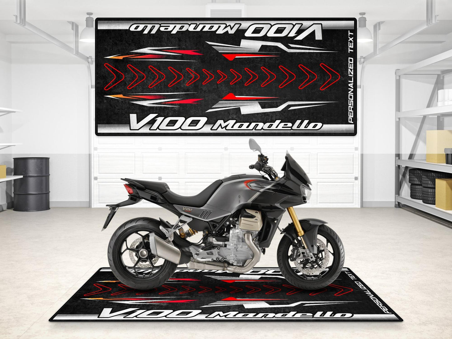 MPM Motorcycle Mat for Moto Guzzi V100 Mandello - MM7206