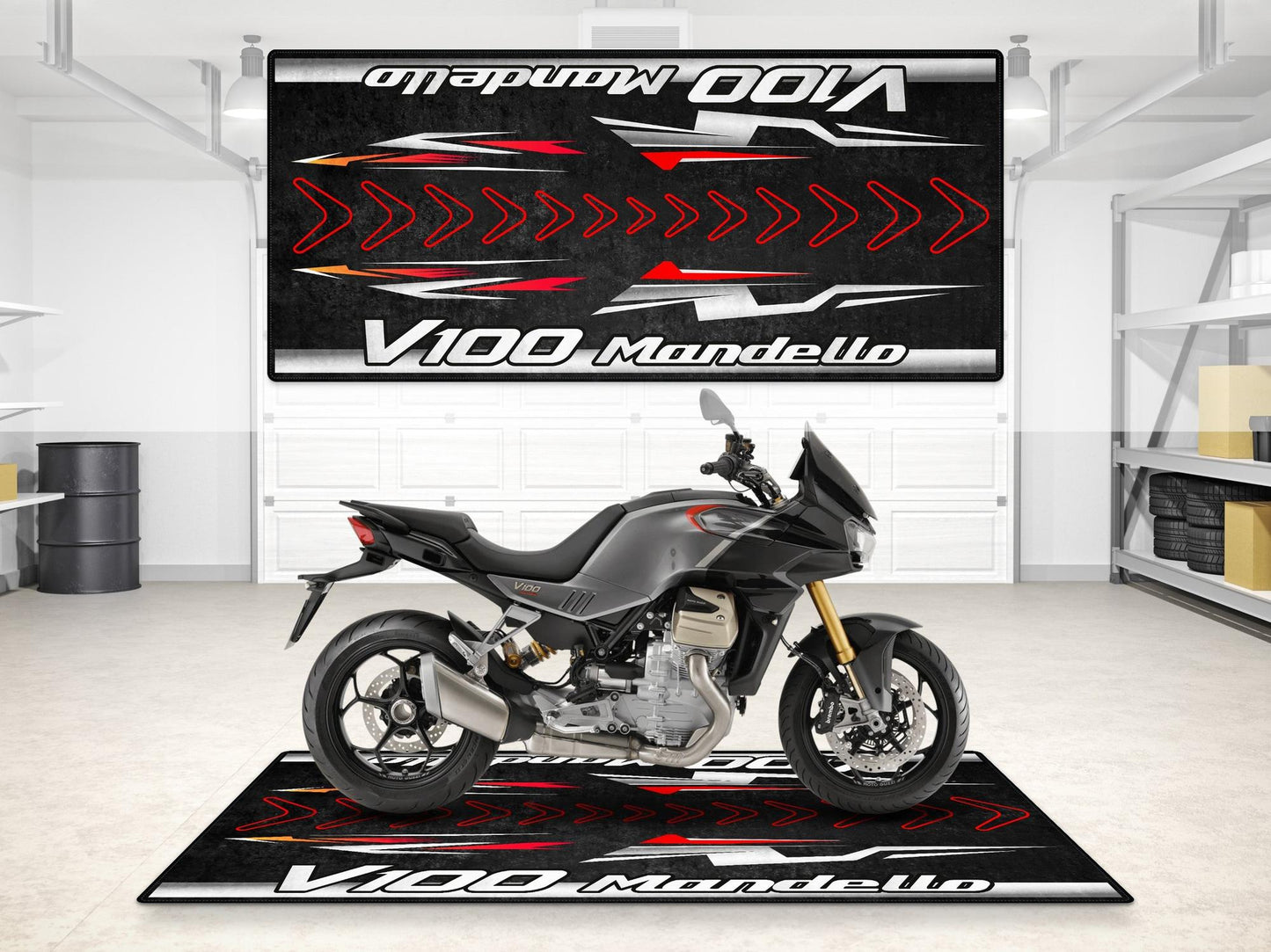 MPM Motorcycle Mat for Moto Guzzi V100 Mandello - MM7206