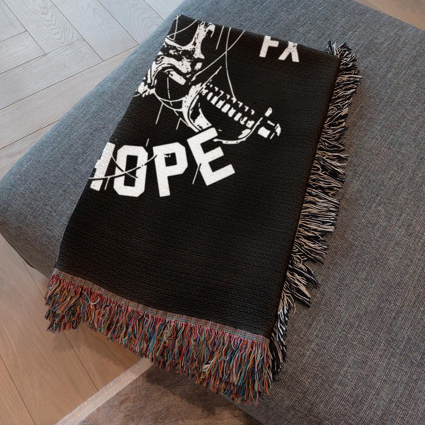 Abandon Hope Woven Blanket