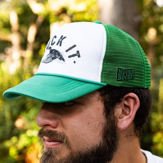 "Duck it" Green Trucker Hat