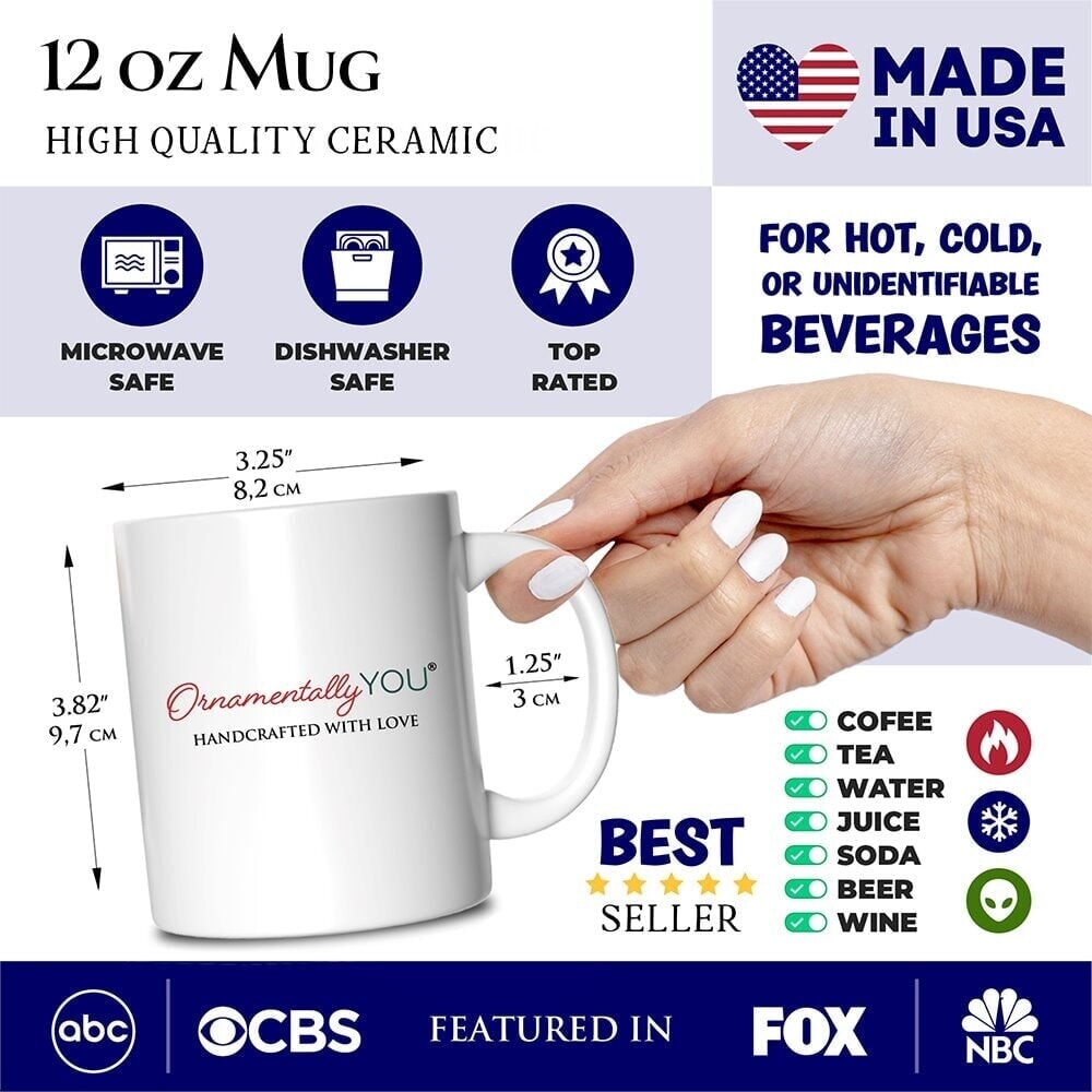 Personalized Mug Marijuanna Buffalo Plaid Christmas Cannabis Gift