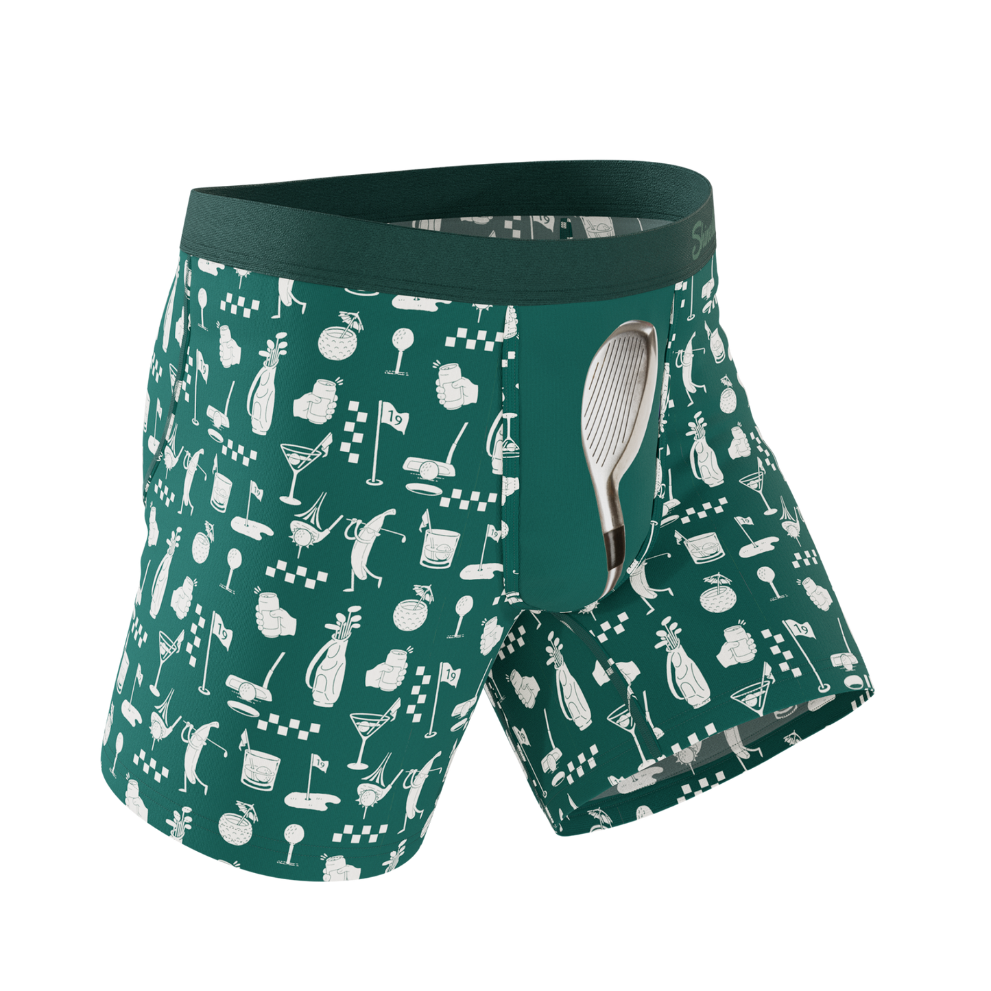 The Mulligan | Green Golf Ball Hammock® Pouch Underwear