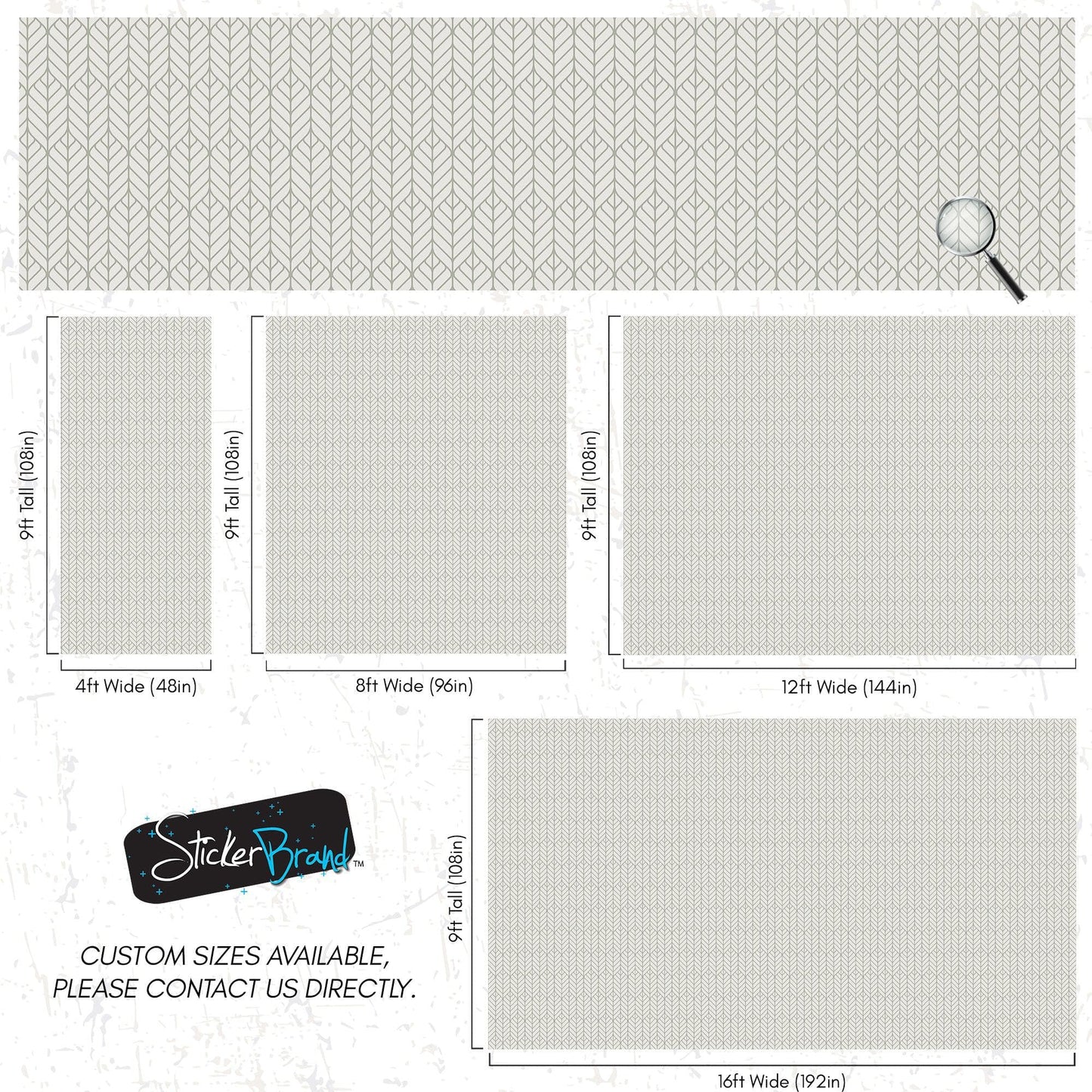 Modern Lines Wallpaper. Geometric Shape Motif Pattern. #6674