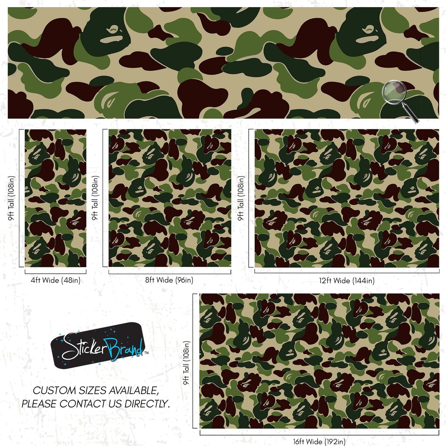 Bape Camo Wallpaper Mural. Grey Camo Streetwear Hype Beast Aesthetics. #6901