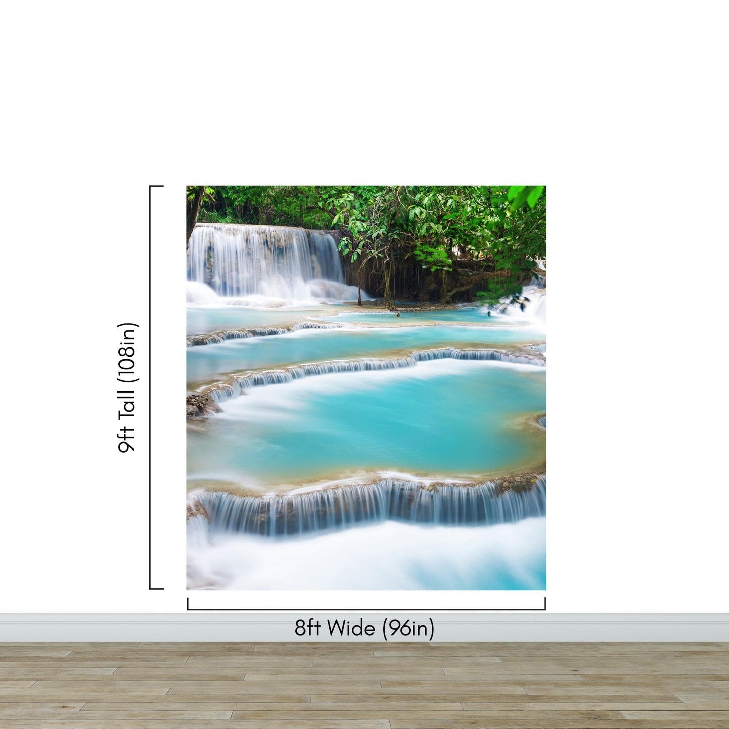 Kuang Si Thailand Waterfall Wallpaper Mural. #6041