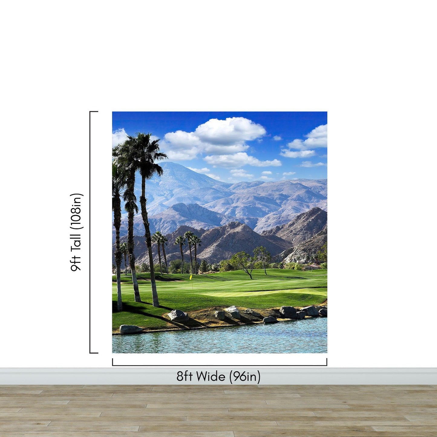 Palm Springs Golf Course Wallpaper Mural. #6979