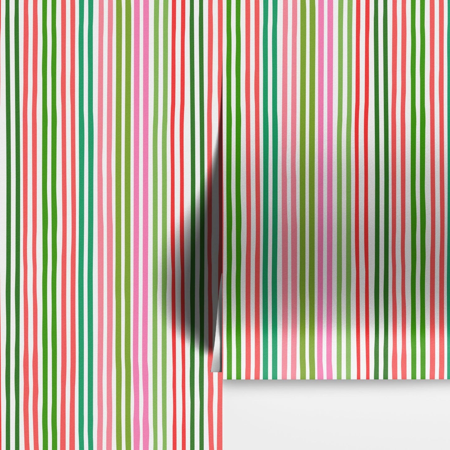 Color Vertical Stripes Pattern Wallpaper Mural. #7034