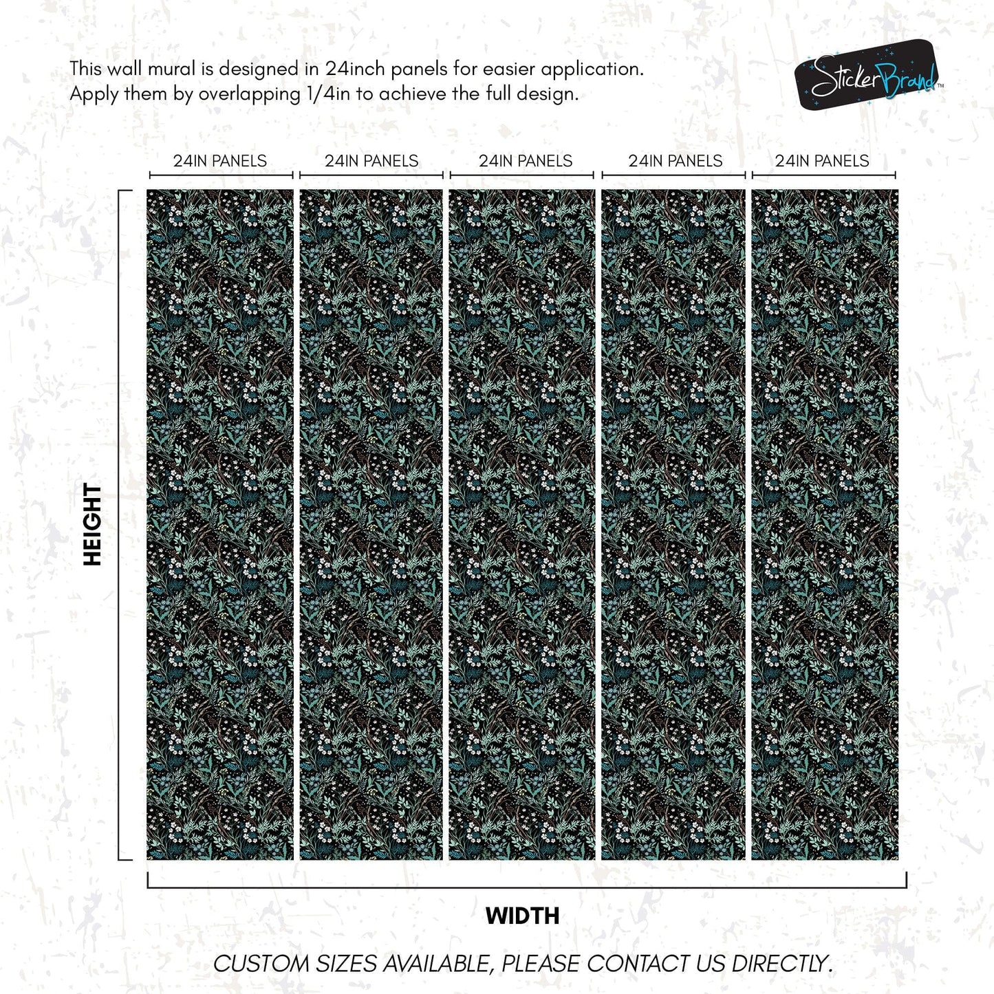 Green Fern Floral Botanical Pattern Wallpaper. #6685