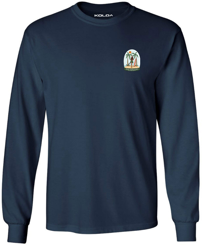 Koloa Hula Globe Long Sleeve T-Shirt