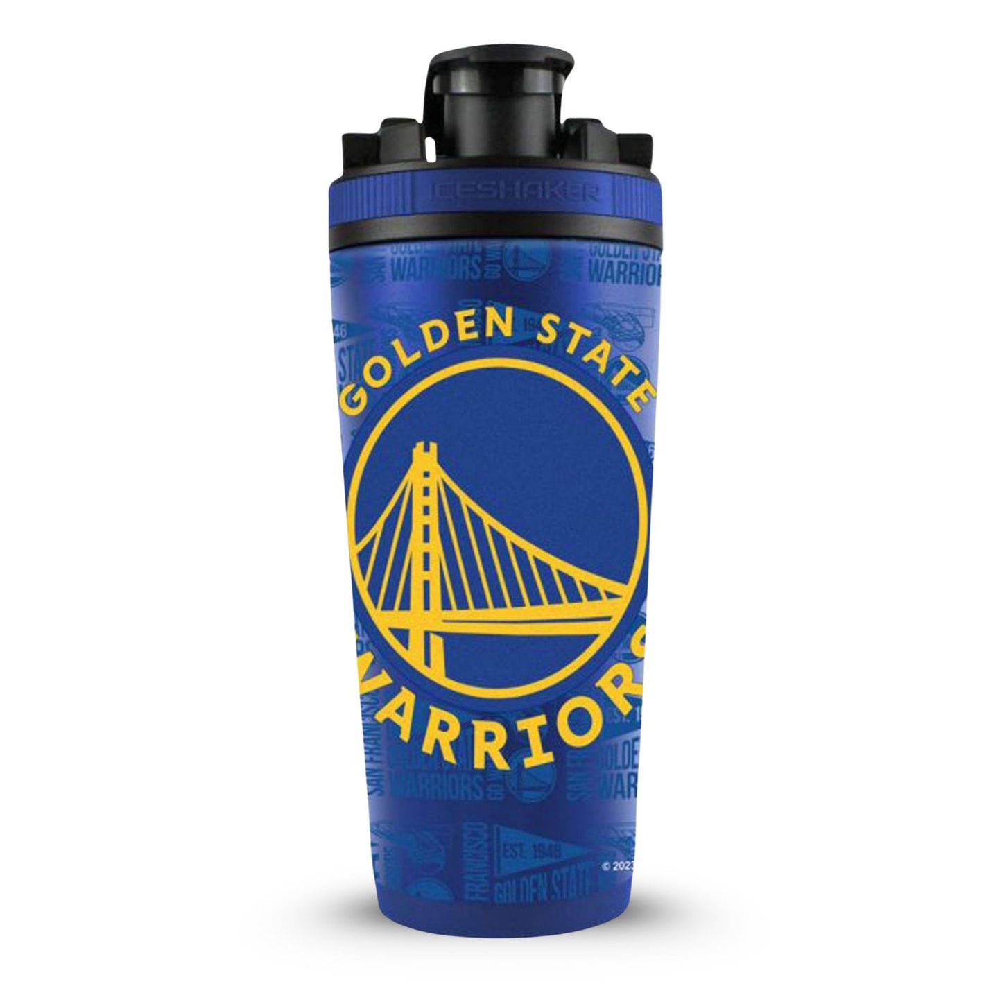 Officially Licensed Golden State Warriors 26oz Ice Shaker