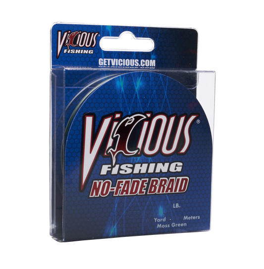 Vicious No-Fade Green Braid - 60 Lb Test