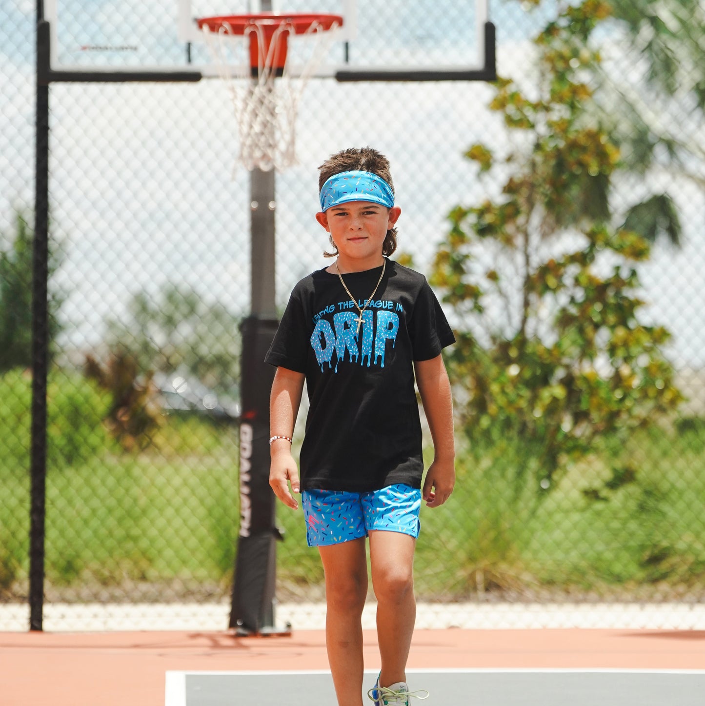 Blue Sprinkles Shorts