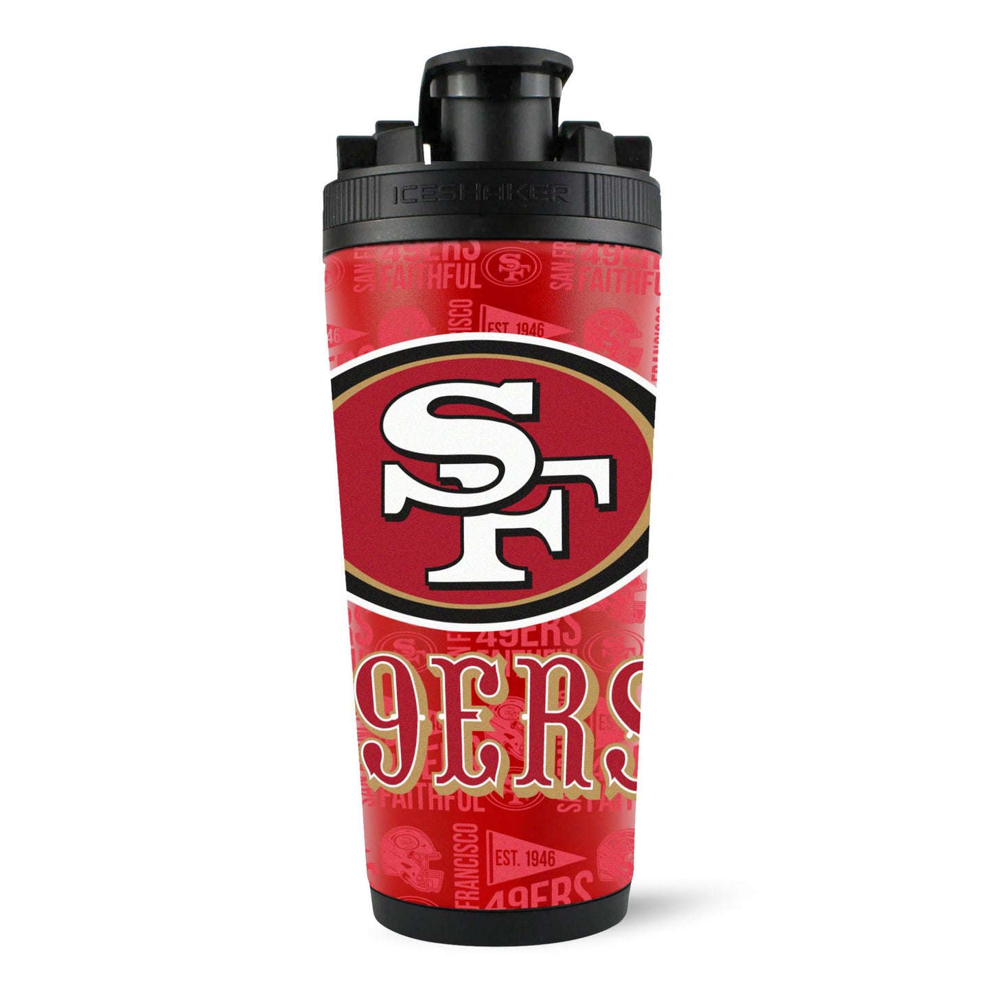 Officially Licensed San Francisco 49ers 26oz Ice Shaker