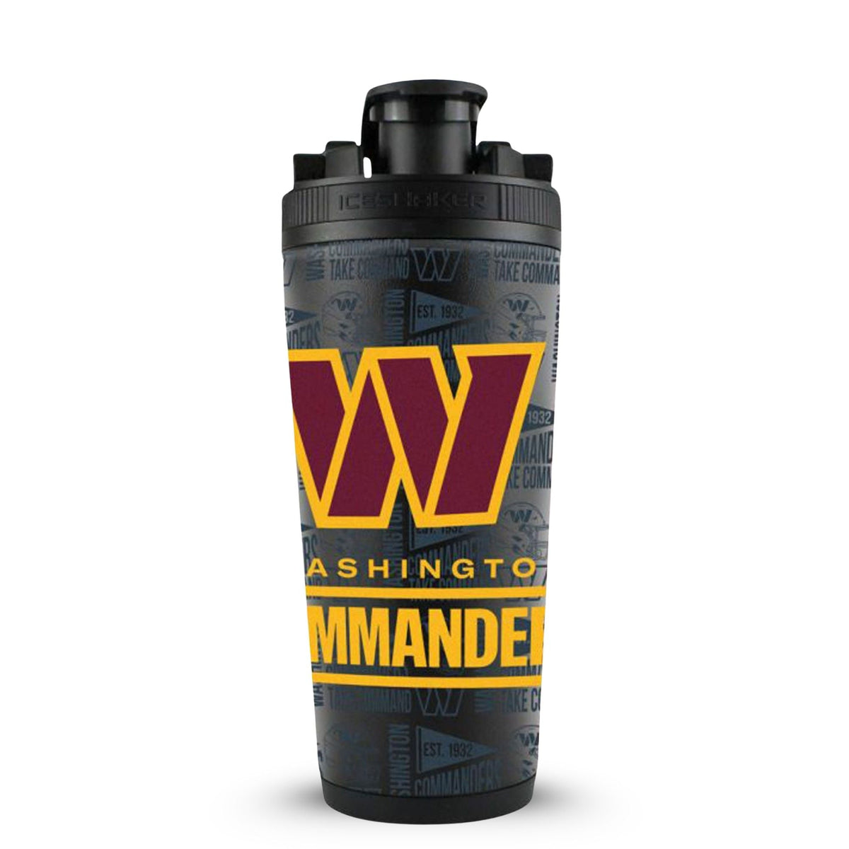 Officially Licensed Washington Commanders 26oz Ice Shaker