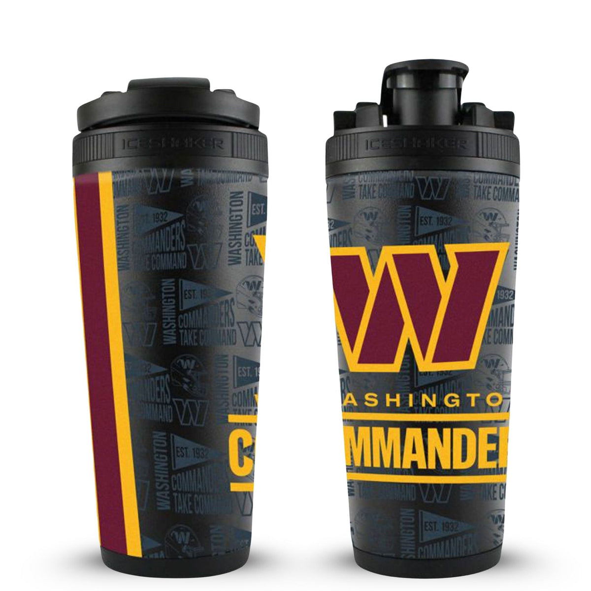 Officially Licensed Washington Commanders 26oz Ice Shaker