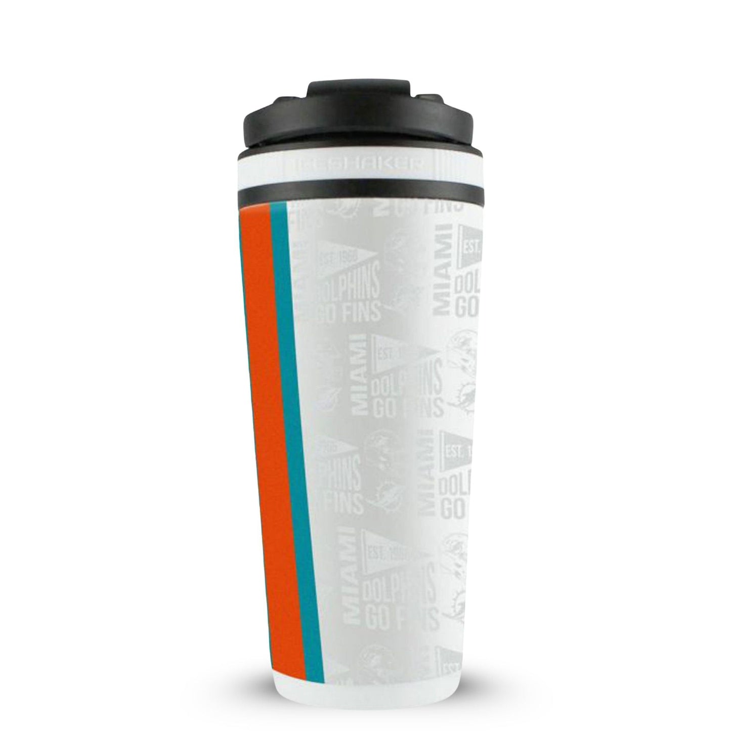 Officially Licensed Miami Dolphins 26oz Ice Shaker