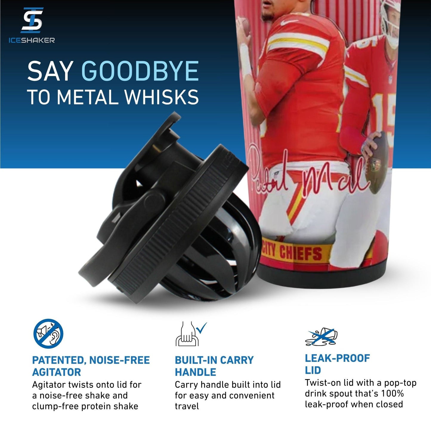 Officially Licensed Kansas City Chiefs 26oz Ice Shaker