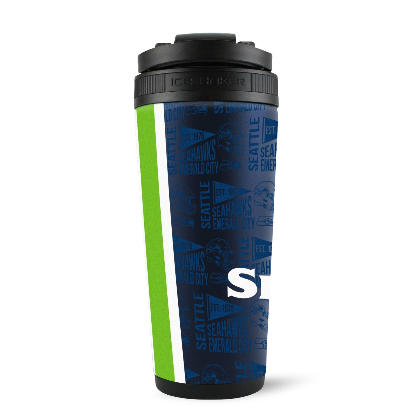 Officially Licensed Seattle Seahawks 26oz Ice Shaker