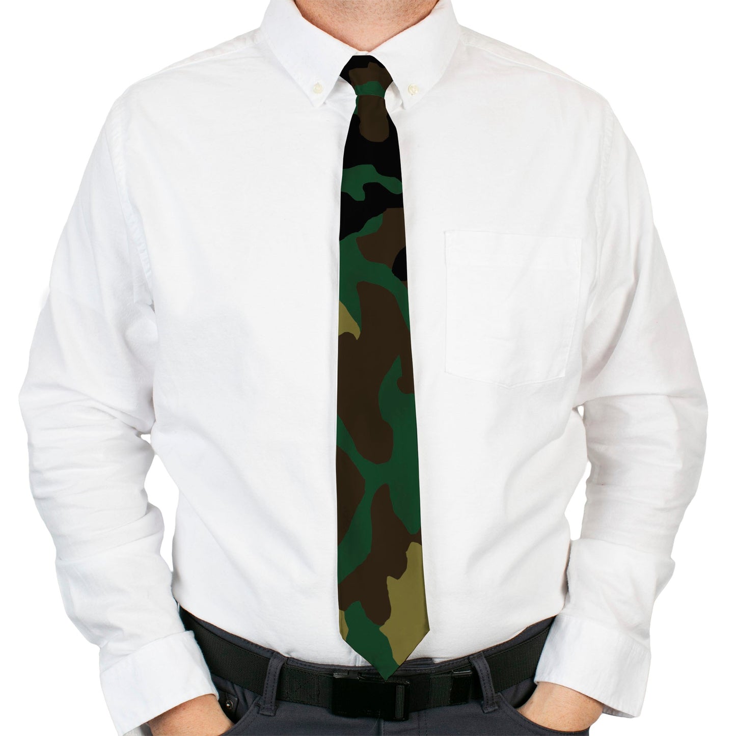 Necktie Standard - Camo Olive