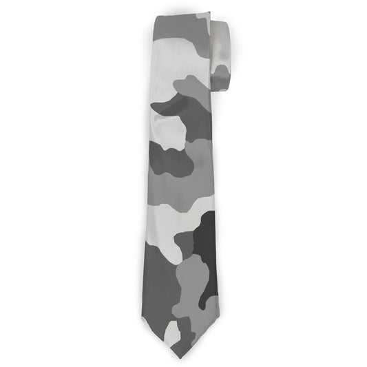 Buckle-Down Necktie - Camo White
