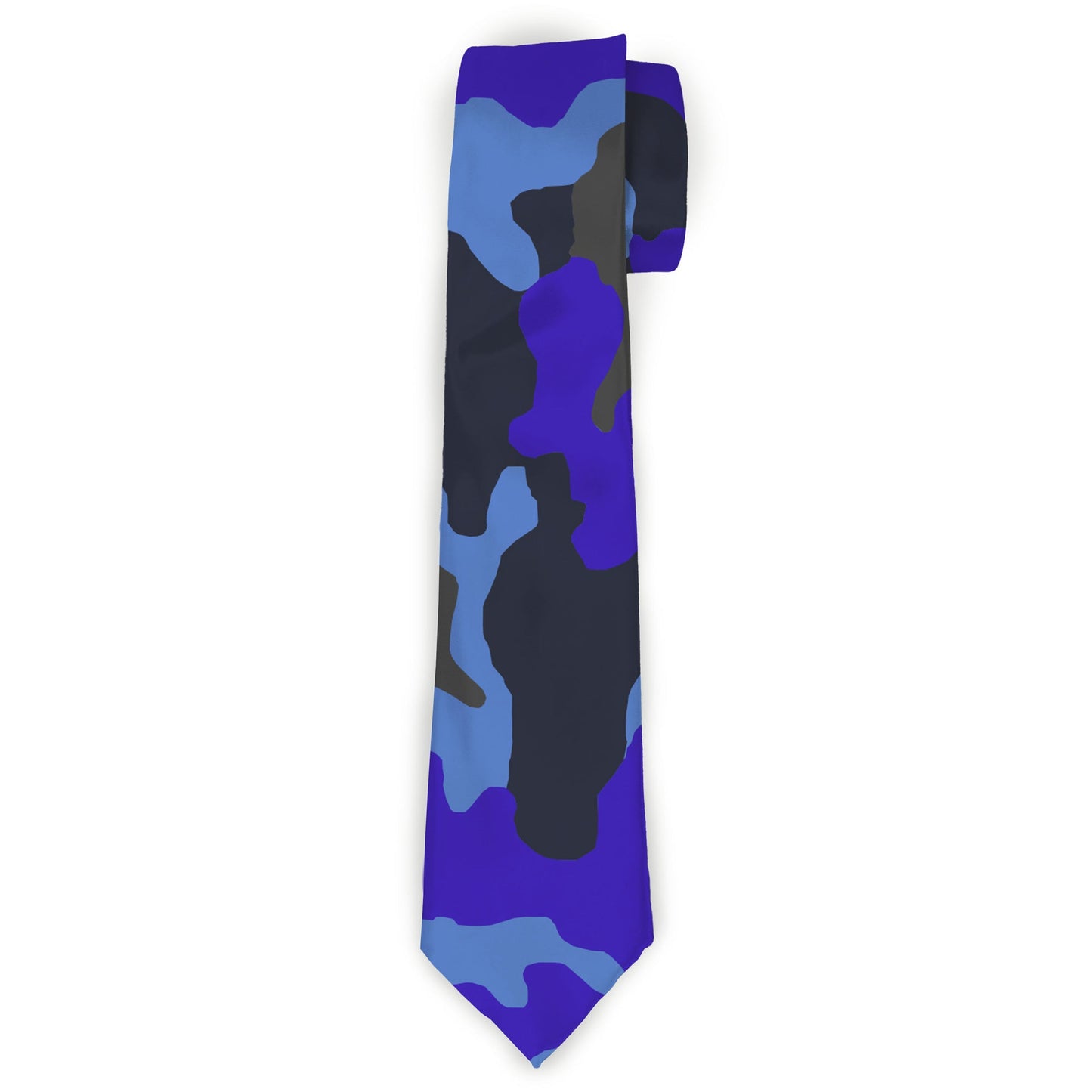 Buckle-Down Necktie - Camo Blue