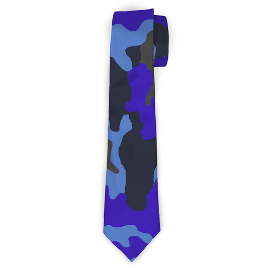 Buckle-Down Necktie - Camo Blue