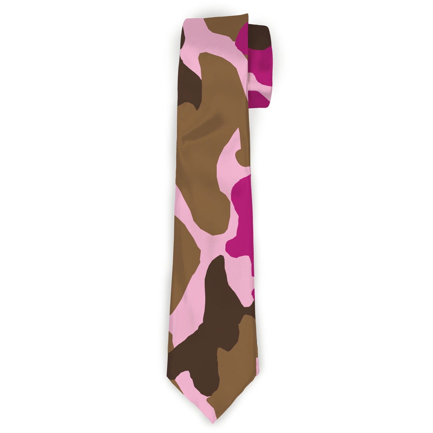 Buckle-Down Necktie - Camo Pink