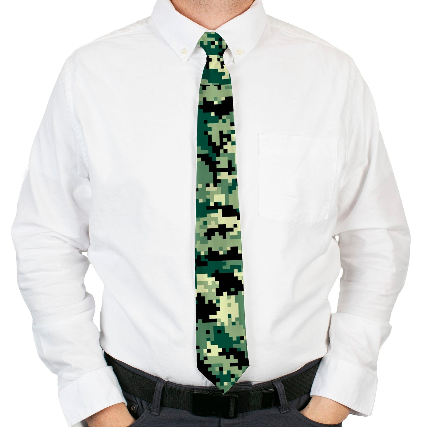 Buckle-Down Necktie - Digital Camo
