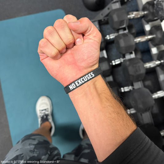 NO EXCUSES Wristband